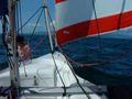 Sailing from Barmouth to Porthmadog passing Harlech