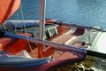 Open aft is self bailing