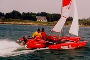 First Magnum 21 to go over 20 knots!