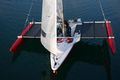 This head on view shows the Magnum 21S
moving in what appears to be no wind at all.