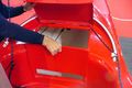 For 2003 the forward hatch is now in two parts.