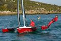 The trapeze is not necessary for sailing 
the Magnum 21.S but it is great fun.